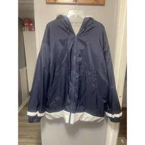 Nike Reversible Jacket Men's 2XL Navy And Gray